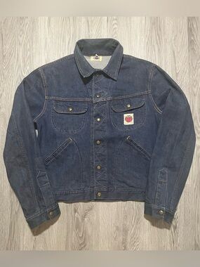 50s GWG Cowboy King Edmonton Canada denim jean jacket mens medium extremely rare